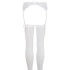 No Xqse White Lace Garter Belt With Stockings Set [3]