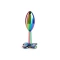 Metal Butt Plug - Jewel Rear Assets Clover Multicolor Holographic