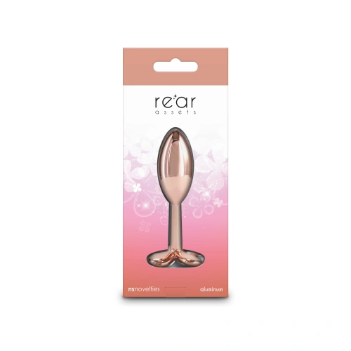 Nina - Metal Anal Expander - Jewel Rear Assets Clover Rose Gold [3]