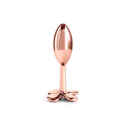 Nina - Metal Anal Expander - Jewel Rear Assets Clover Rose Gold