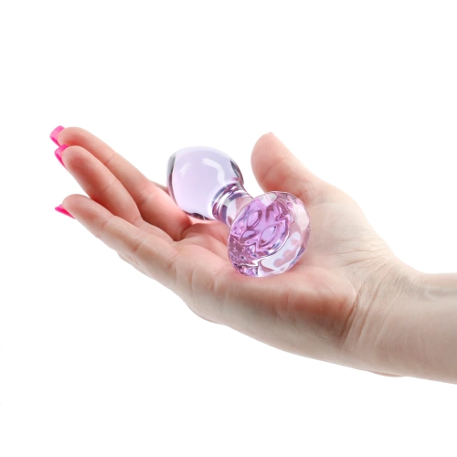 Irina color Glass anal dilator diamond Crystal purple [2]