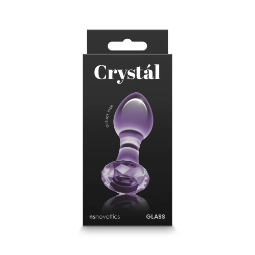 Irina color Glass anal dilator diamond Crystal purple [3]