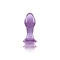Irina color Glass anal dilator diamond Crystal purple