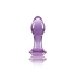 Irina color Glass anal dilator diamond Crystal purple