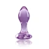 Glass anal dilator Crystal Heart purple [1]