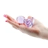 Glass anal dilator Crystal Heart purple [2]