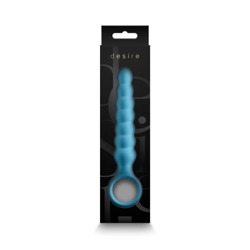 Color* Dilyana- Desire Lucent Blue Silicone Vibrating Anal Stimulator [2]