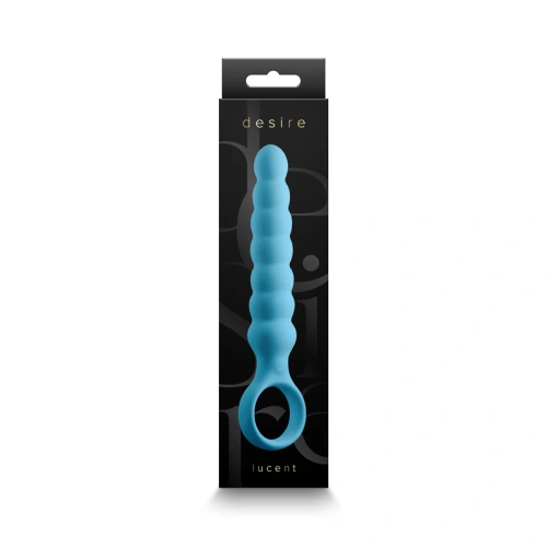 Color* Dilyana- Desire Lucent Blue Silicone Vibrating Anal Stimulator [3]
