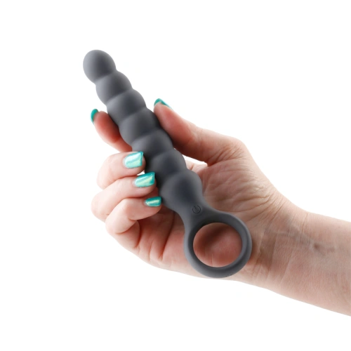 Desire Lucent Gray Silicone Vibrating Anal Stimulator [1]