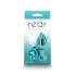 Metal Butt Plug - Crystal Jewel Rear Assets Medium Blue-Green [2]