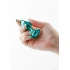 Metal Butt Plug - Crystal Jewel Rear Assets Small Blue-Green [1]