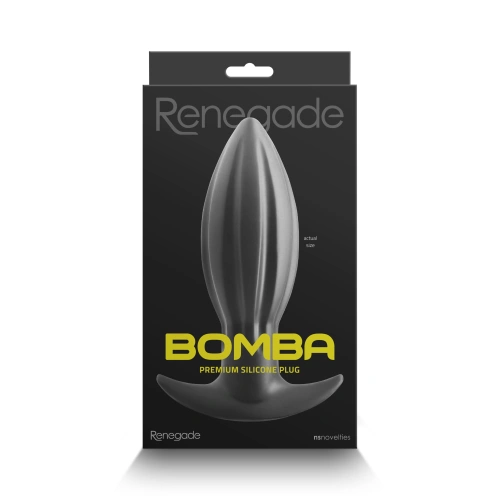 Flexible butt plug made of soft silicone Bomba Small [3]