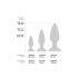 Nina - Set of 3 silicone anal dilators Colors Pleasure [2]