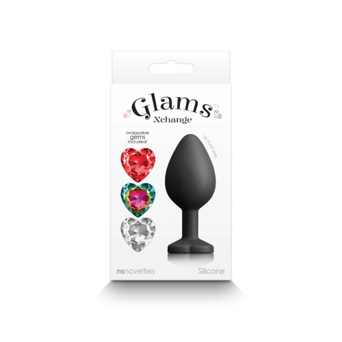 Glams Xchange M 3 Interchangeable Crystal Butt Plug [2]