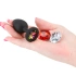 Glams Xchange S jewel butt plug with 3 interchangeable crystals [1]