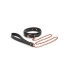 Nina - Bondage Couture Luxury Leash Collar Black