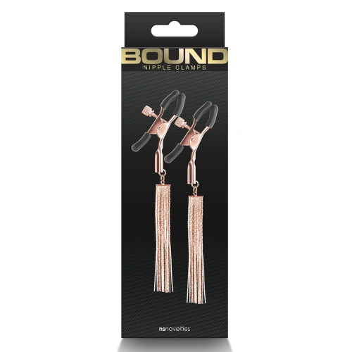 Bound NIpple Clamps Rose Gold Embellished Nipple Clamps [2]