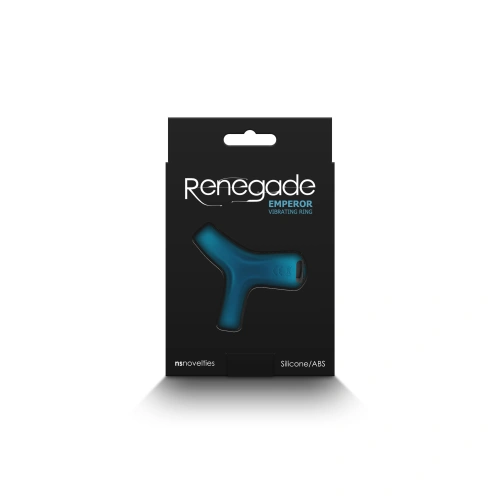 Dilyana Renegade Silicone Double Cock Ring Emperor Blue Rechargeable [2]