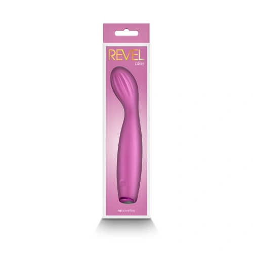 Revel Pixie Pink Silicone G-Spot Rechargeable Vibrator [2]