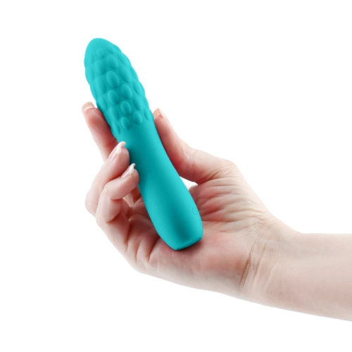Inya Rita Turquoise Silicone Rechargeable Vibrator [1]