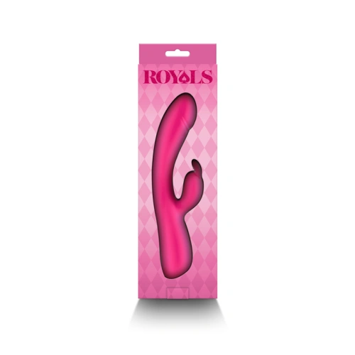 Dilyana - Royals Divine Pink Silicone Rechargeable Rabbit Vibrator [2]