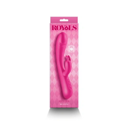 Dilyana - Royals Divine Pink Silicone Rechargeable Rabbit Vibrator [3]