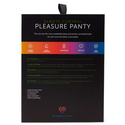 2 in 1 Vibrating Underwear with Wireless Vibrating Remote Pleasure Panty [5]