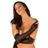 Dilyana- Elegant long gloves Obsessive Obsessivia black