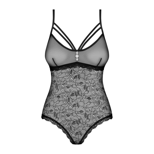 Dilyana Crotchless erotic bodysuit Obsessive 818-Ted-1 black size S/M [4]