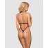 Open bottom erotic bodysuit Obsessive 830-TED-1 black [1]