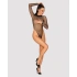 Erotic black fishnet bodysuit Obsessive B125 [2]
