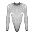 Erotic black fishnet bodysuit Obsessive B125 [4]