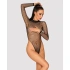 Erotic black fishnet bodysuit Obsessive B125