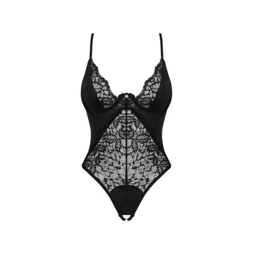 Obsessive Bellastia open bottom erotic bodysuit black [4]