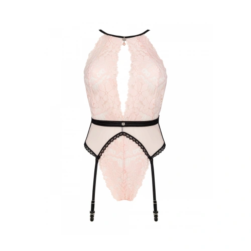 Body with Obsesssive Lilines Pink Gartwells [4]