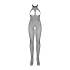 Nina - Obsessive N101 Black Full Mesh Bodysuit With Erotic Holes [1]