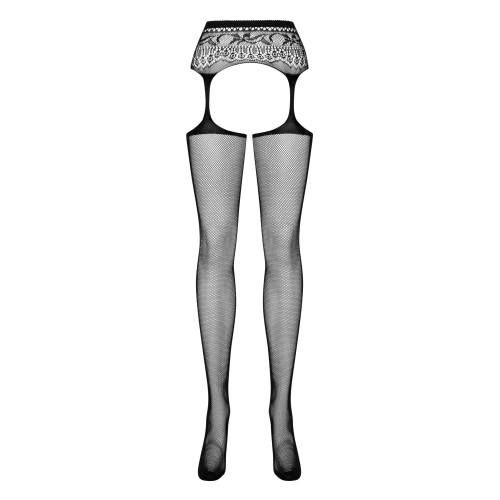 SAVINGS WITH OPENS OBSESSIVE S307 GARTER STOCKINGS SIZE XL/2XL [1]