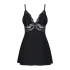 Obsessive 810-Bab-1 black thong mini sexy dress set [4]