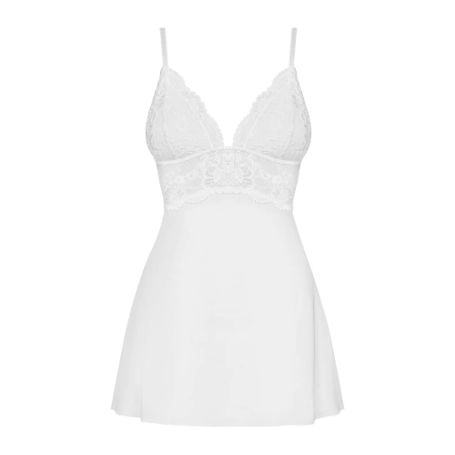 Obsessive 810-Bab-2 white thong mini sexy dress set [4]
