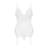 Sexy corset and thong set Obsessive 810-COR-2 white [4]