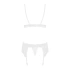 Seductive 3-piece lingerie set Obsessive 810-SEG-2 white [5]
