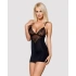 Sexy dress and thong set Obsessive 828-CHE-1 black [2]