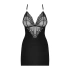 Sexy dress and thong set Obsessive 828-CHE-1 black [4]