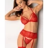 Seductive 3-piece lingerie set Obsessive 838-Seg-3 Red [2]