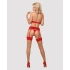 Seductive 3-piece lingerie set Obsessive 838-Seg-3 Red [6]