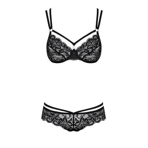 Sexy bra and thong set Obsessive 860-SET-1 black [5]