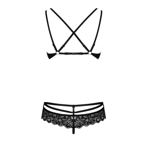 Sexy bra and thong set Obsessive 860-SET-1 black [6]