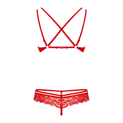 Sexy bra and thong set Obsessive 860-SET-3 red [4]