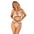 Set of 2 parts Obsesssive lilines pink size L/XL