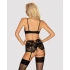 Stylish set of 3 pieces Obsessive Peonesia black [1]